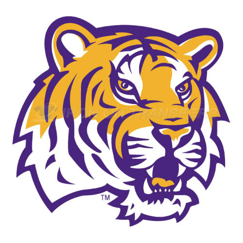 LSU Tigers Logo T-shirts Iron On Transfers N4910 - Click Image to Close